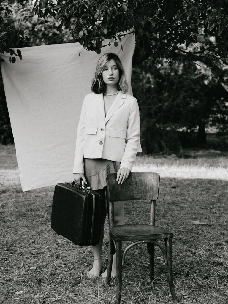 Portrait of Lena Marković in the Berlin studio.